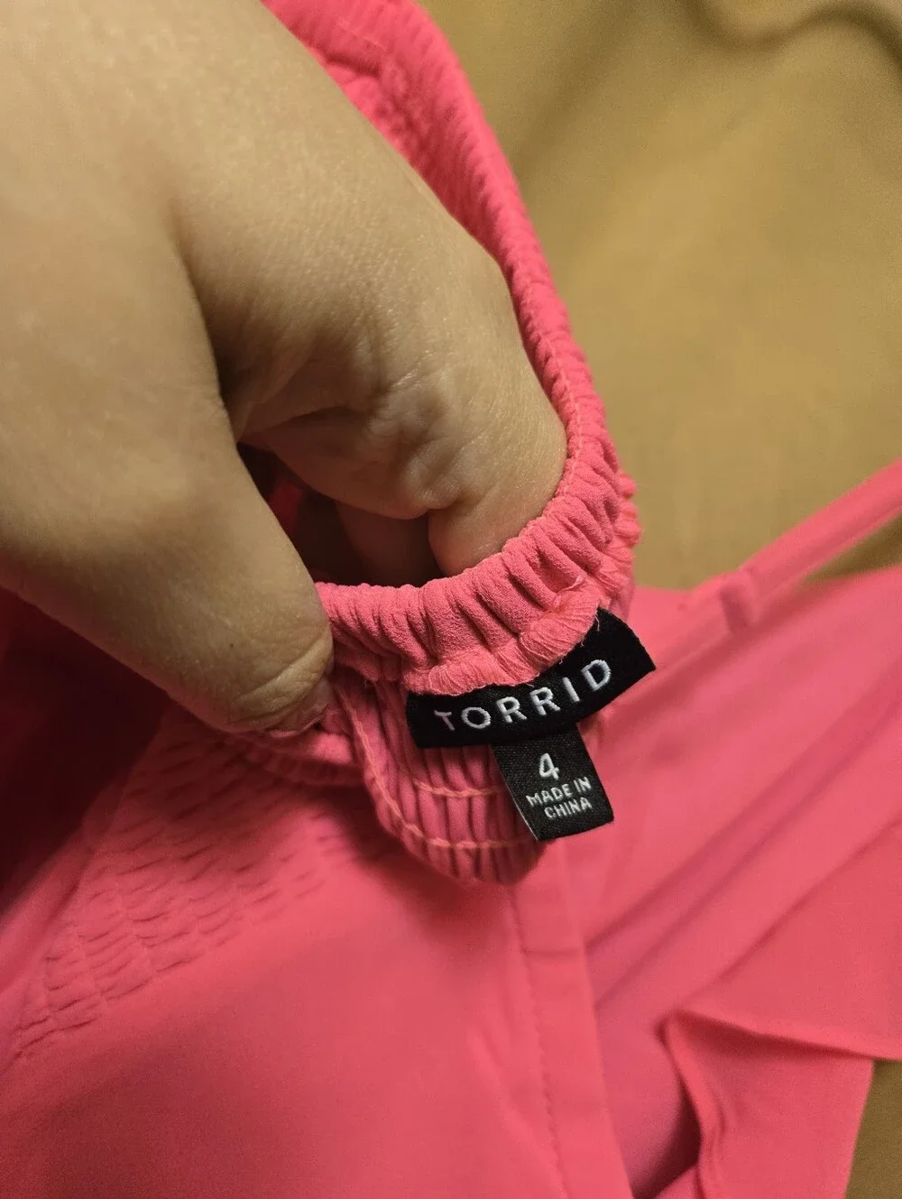 Torrid Ruffle Chiffon Skater Mini Dress Size 4